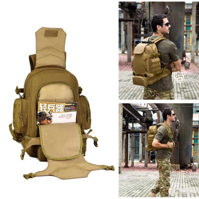 SINAIRSOFT Tactical Military Backpack 40L Men Army Waterproof Outdoor  Travel Camping Bags Large Capacity Shoulder Backpacks