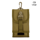 SINAIRSOFT Tactical Wallet MOLLE System Sport Bag Climbing Bags D-ring Holder Drawstring Pouch Cell Phone Bag Army Travel Hiking EDC Bag