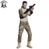 SINAIRSOFT  Uniform  Combat Shirt Uniform Tactical Pants With Knee Pads Camouflage Suit Hunting Clothes
