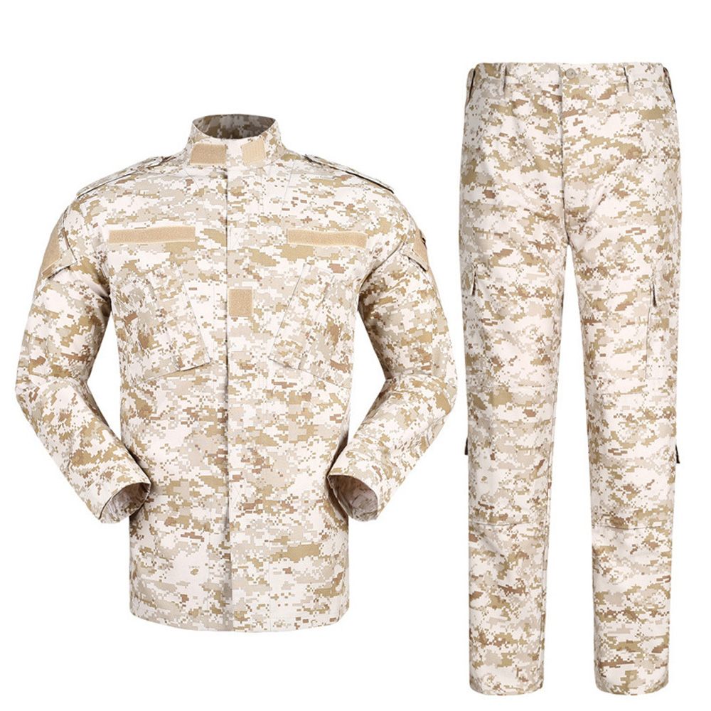 SINAIRSOFT Military Tactical Cargo Pants Camo Uniform Waterproof Camouflage  Military BDU Combat Uniform US Hunting Clothing Set