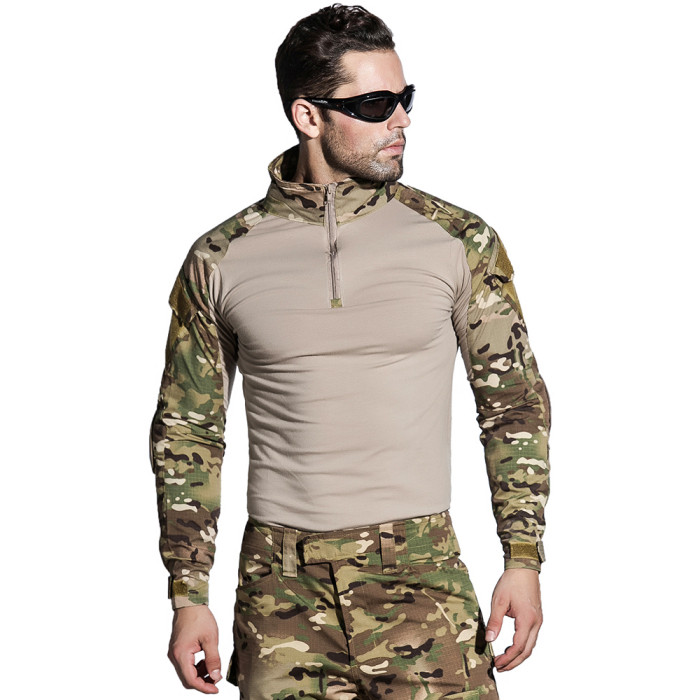 Tactical Suit Combat Suit with Pads Airsoft with Hood Combat