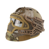SINAIRSOFT Tactical Helmet New G4 System  ABS Full Face Mask With Goggle For  Airsoft Paintball  Fast Helmet