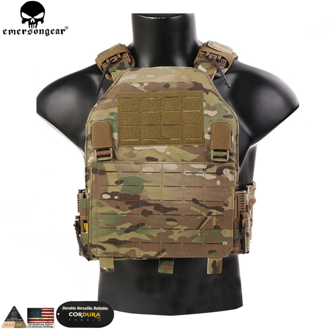 EMERSONGEAR LVAC ASSAULT Plate Carrier W ROC Quick Released Vest Molle Body Armor Harness Airsoft Gear EM7404