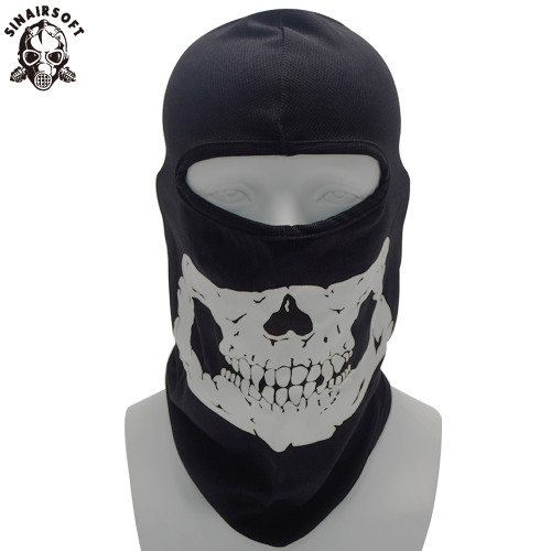 SINAIRSOFT Tactical Helmet Airsoft Hunting Wargame Breathing Dustproof Face Balaclava Mask Ski Cycling Noctilucence Full Hood