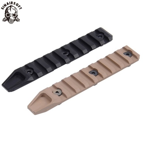 Sinairsoft 9 Slots Keymod & M-Lok Picatinny Rail Handguard Rail Mount with Keymod Mlok Screw Nut