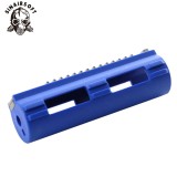 SINAIRSOFT Lightweight  Blue Fibre Reinforced Full Steel 14 Teeth Piston For Airsoft M4 AK G36 MP5 Gearbox Tactical Hunting Accessories