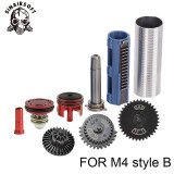 SINAIRSOFT 12:1 Gear Set 14 Teeth Piston Nozzle Cylinder Spring Guide Kit Airsoft AEG