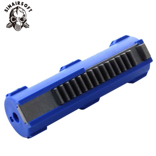 SINAIRSOFT Lightweight  Blue Fibre Reinforced Full Steel 14 Teeth Piston For Airsoft M4 AK G36 MP5 Gearbox Tactical Hunting Accessories