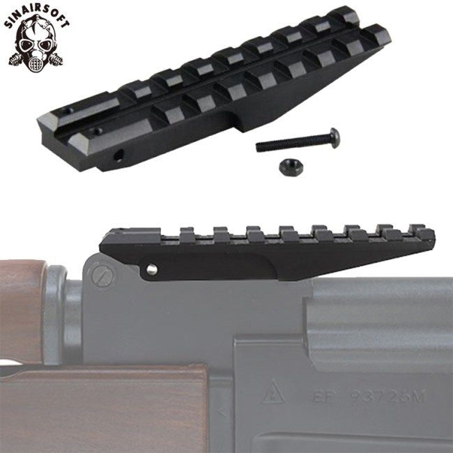 AK Accessories Rear Sight Rail Scope Mount Rails Picatinny For Optics AEG AK47 AK74 Sight Rail