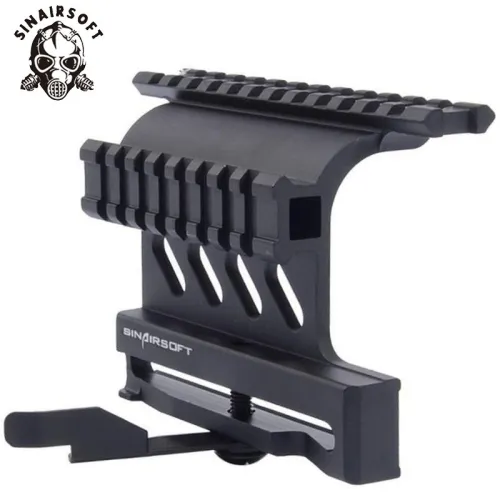SINAIRSOFT Tactical AK Serie Rail Side Mount Quick QD Style AK47 AK74 SAIGA Detach 20mm weaver rail for Hunting Airsoft Scope MNT-978