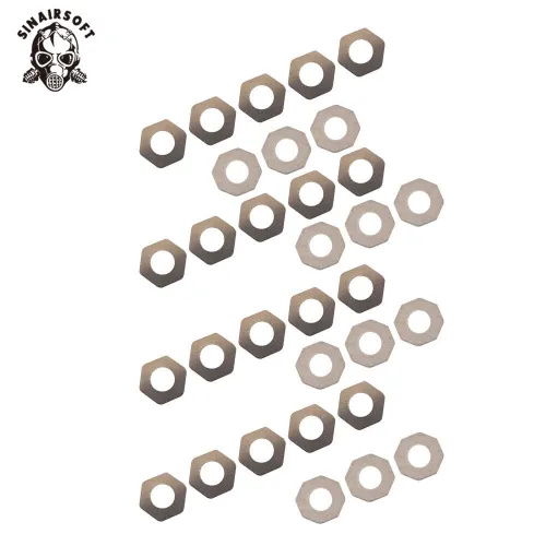 SINAIRSOFT Shim Set (0.1mm, 0.15mm, 0.2mm) for Airsoft Gearbox hunting Accessories