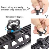 SINAIRSOFT 1PC Duty Push Button Quick Detach QD Sling Swivel Mount Adapters Hunting Quick Detach Accessories