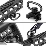 SINAIRSOFT 1PC Duty Push Button Quick Detach QD Sling Swivel Mount Adapters Hunting Quick Detach Accessories