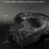 SINAIRSOFT Skull Messenger Mask,Tactical Face Protection Gear For Paintball Airsoft Game And Cosplay Mask