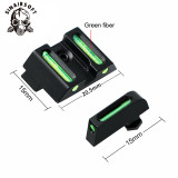 SINAIRSOFT Fiber Optic Front & Rear Sight for Glock 17 17L 19 22 23 24 26 27 33 34 35 38 39
