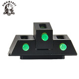 SINAIRSOFT Fiber Optic Front & Rear Sight for Glock 17 17L 19 22 23 24 26 27 33 34 35 38 39