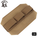 SINAIRSOFT Tactical Portable Loop Panel Pouch Insert 3 Hole Bulk Bullet Holder For MK Vest
