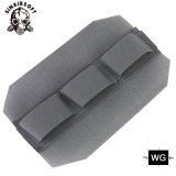 SINAIRSOFT Tactical Portable Loop Panel Pouch Insert 3 Hole Bulk Bullet Holder For MK Vest