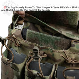 SINAIRSOFT Tactical G-hook DOPE Front Flap Pouch Triple Mag Pack MOLLE Panel Chest Rig Bag