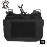 SINAIRSOFT Tactical G-hook DOPE Front Flap Pouch Triple Mag Pack MOLLE Panel Chest Rig Bag