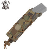 SINAIRSOFT Tactical Extended Pistol 9mm Magazine Pouch MOLLE Mag Clip Bag Holder MP5 MP7