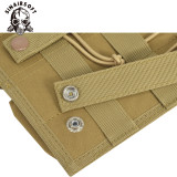 SINAIRSOFT M4 AK AR Tactical MOLLE Nylon Triple Magazine Pouch Tactical Vest Rifle Pistol Mag Pouch Airsoft Hunting Accessories