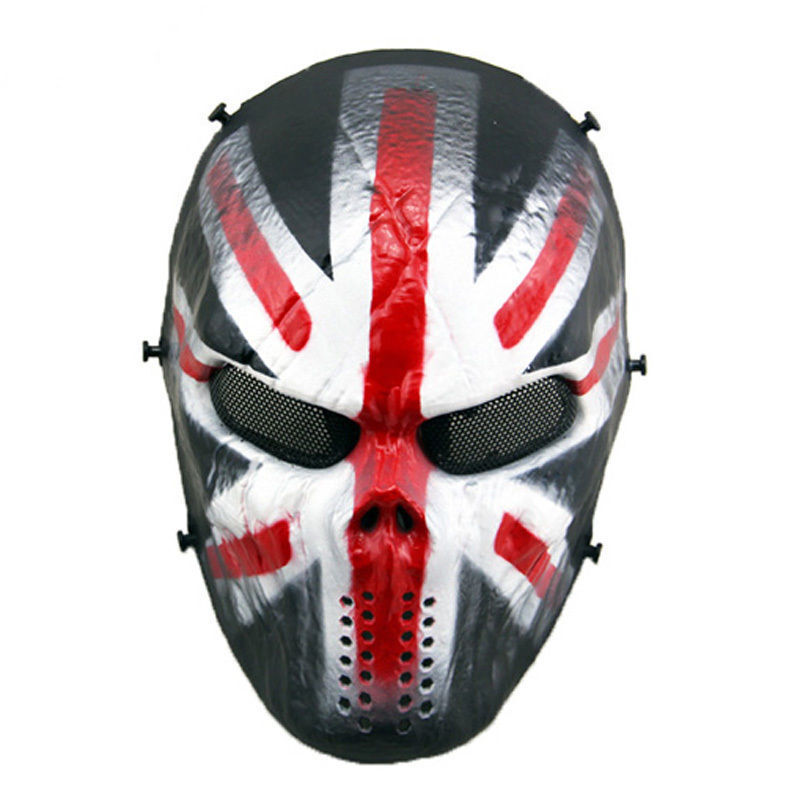 Airsoft facial crâne squelette CS Masque tactique militaire