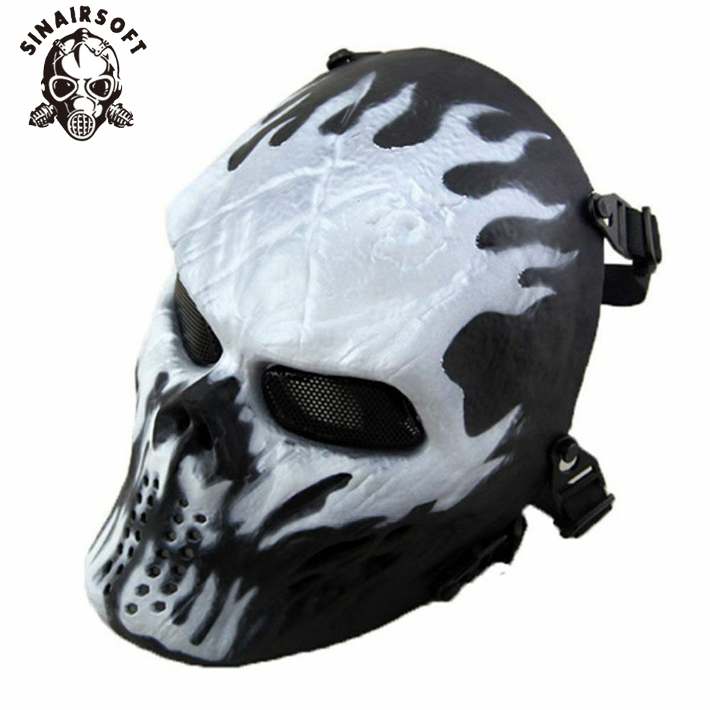 LGBゴーストスカルタンクトップGHOST SKULL/TK 1500F Kryptek Typhon Tactical Airsoft Mask 9 Styles Halloween Full
