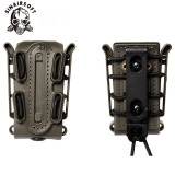 Tactical Airsoft Soft Shell Magazine Single Pouch .45 Pistol Mag Carrier Holder