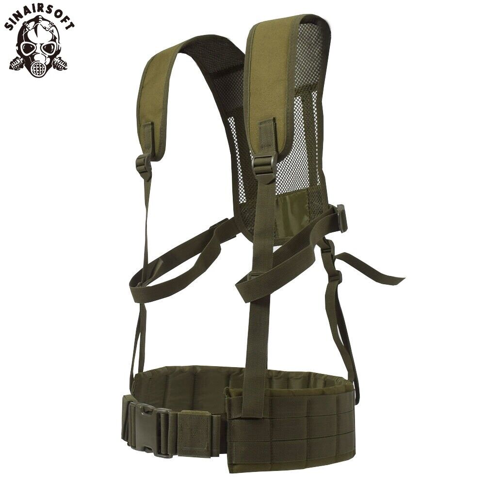 Molle shoulder straps clearance and waist belt