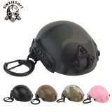 SINAIRSOFT Airsoft FAST Helmet Shape Bottle Opener Keychain Pistol Helmet Mini Model Tactical Keychain Outdoor Hunting Hiking Beer Opener