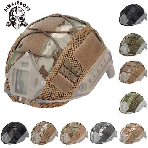 SINAIRSOFT Tactical Helmet Cover Cloth for FAST Helmet MH PJ BJ Paintball Airsoft Hunting Sports Helmet Accessories