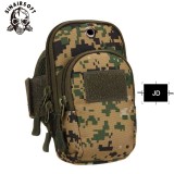 SINAIRSOFT Multifunction Sports Running Pouch  Tactical  Arm Band Bag Canvas Waterproof Protective Bag for Mobile Phone Cycling Adjustable Wrist Bag