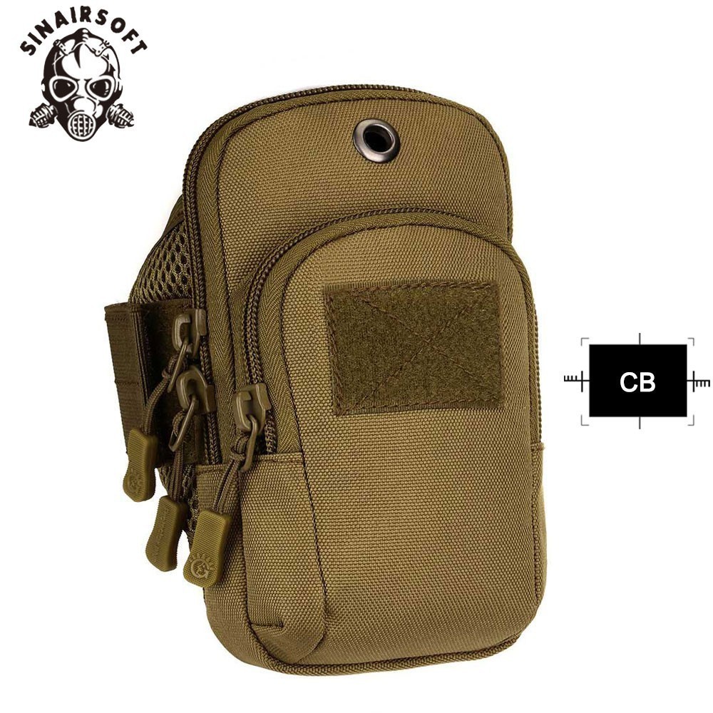 Tactical Cell Phone Pouch Military Arm Band Bag Run Cycling