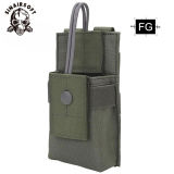 SINAIRSOFT Tactical MOLLE Radio Holder Walkie Talkie Pouch Open Top Waist Belt Bag Mag Pack