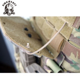 SINAIRSOFT Quick Release Elastic Cord Phone Holder Case Panel Plate for Molle Tactical Vest