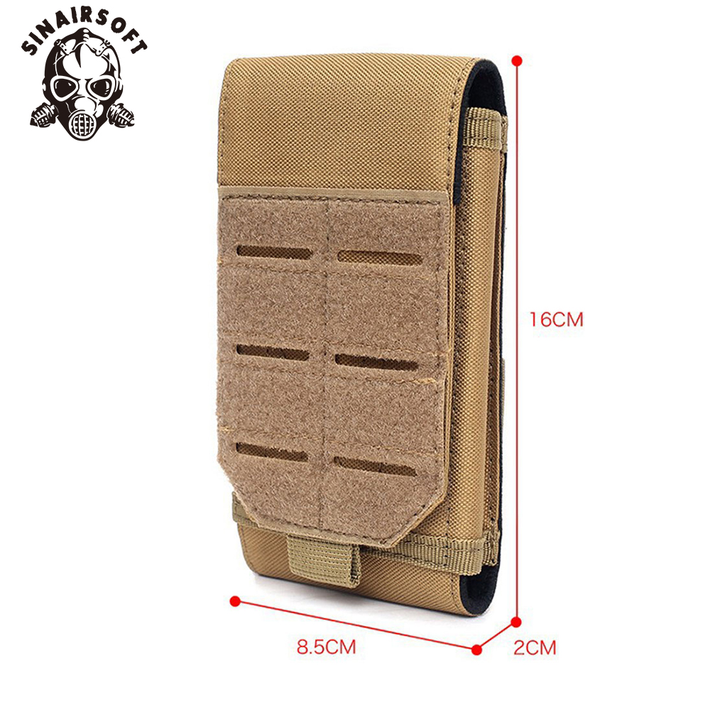 Utility Phone Tactical Molle Laser Pouch Waist Bag Hiking Hunting Utility Phone ...