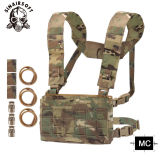 SINAIRSOFT Tactical Chest Rig Vest MK5 Micro Fight Chassis MOLLE Carrier 5.56 Mag Pouch