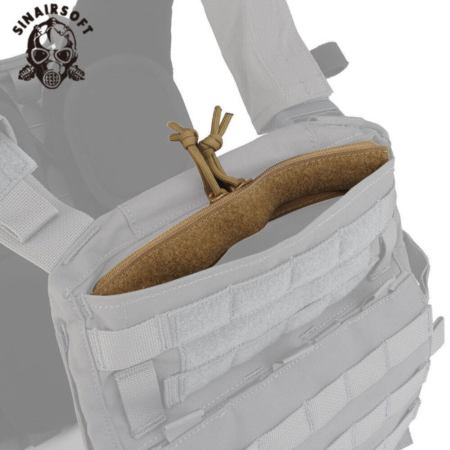 SINAIRSOFT Tactical Double YKK Zipper Insert Pouch Pocket Zip Cover For JPC2.0 CPC AVS Vest