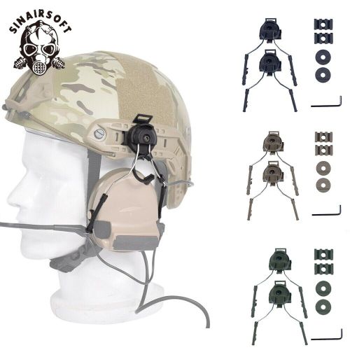 SINAIRSOFT Tactical Helmet Rail Adapter Mount Ops-Core Helmet Rail Airsoft Headset holder