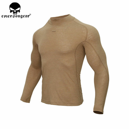 EMERSONGEAR Tactical Long Sleeve Shirt Mens Top Clothing Quick Dry Outdoor Sport Tee