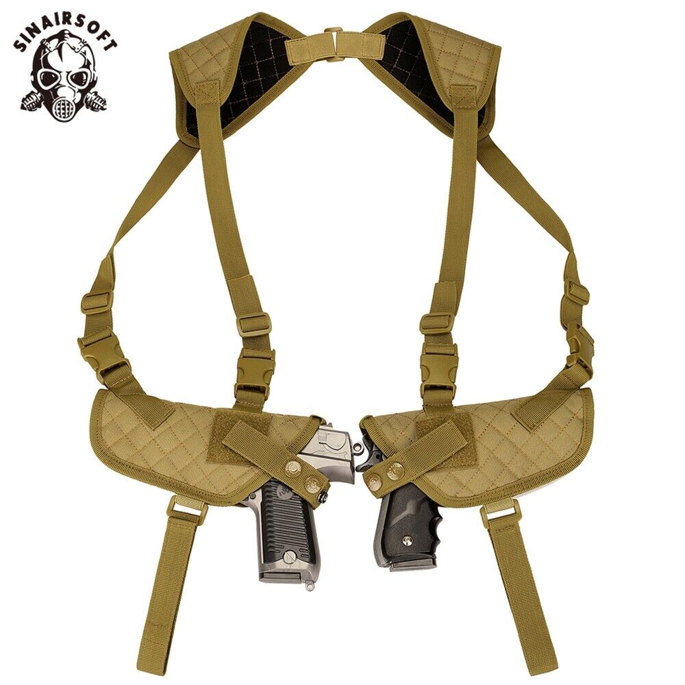 Harnais De Portage D'arme Tactique – Double épaule, Ambidextre, Pour Pistolet, Chasse