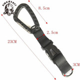 SINAIRSOFT Tactical Backpack Lock Carabiner Latch Strap Outdoor Hunting Camp Webbing Buckle