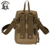 SINAIRSOFT Tactical 3P Mobile Phone Bag Waterproof Nylon Molle Pouch Hunting Outdoor Hiking Cycling Waist Bag
