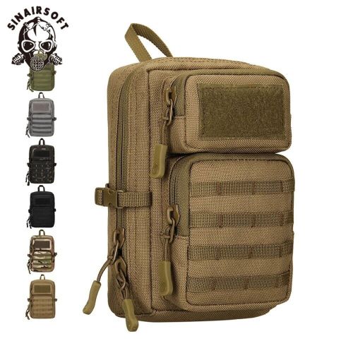 SINAIRSOFT Tactical Molle Pouch Shoulder Bag Military Sling Bag Handbag EDC Bags Phone Case
