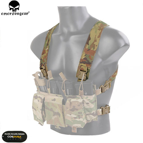 EMERSONGEAR Tactical D3CRM Chest Rig X-harness kit Molle Shoulder Straps Suspender