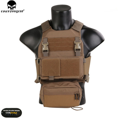 EMERSONGEAR Tactical FCS Slicker Plate Carrier Sack Pouch Micro Fight Chassis Vest