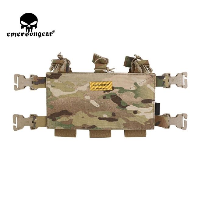 EMERSONGEAR Tactical LV Placard 5.56 Triple Magazine Pouch Panel For Chest Rig Vest