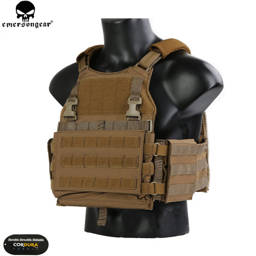 EMERSONGEAR Tactical Vest VS Style SCARAB Airsoft Molle Combat Assault Plate Carrier