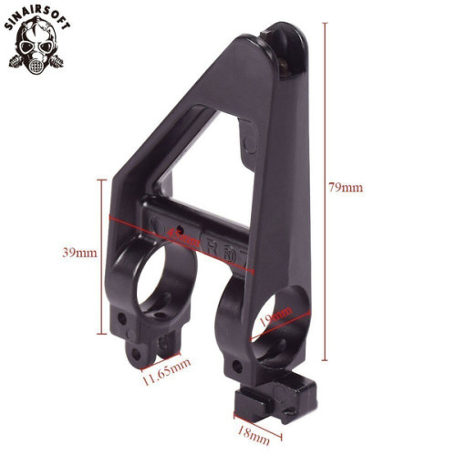 SINAIRSOFT Tactical Metal Front Sight For M4 Series Airsoft AEG Black Paintball Shooting Hunting Accessories